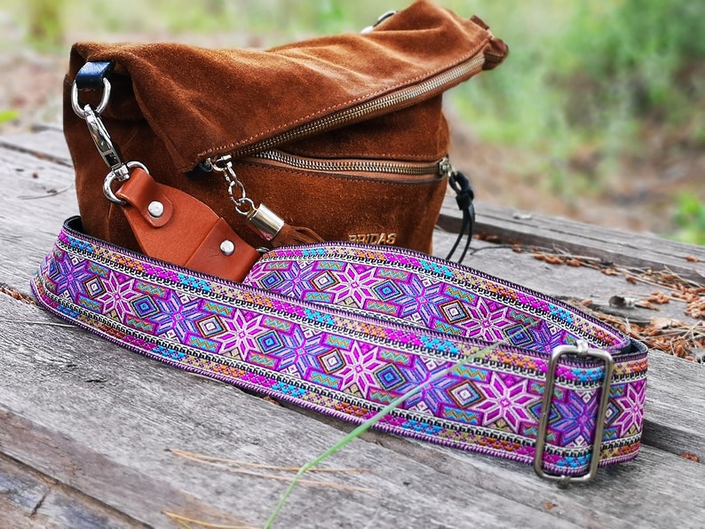 wide guitar strap for purse