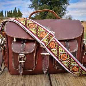 Guitar Strap for Handbag, Purse strap, Replacement Shoulder Bag Straps, Crossbody bag strap, ethnic purse strap &lt;&lt;Purse NOT included&gt;&gt;