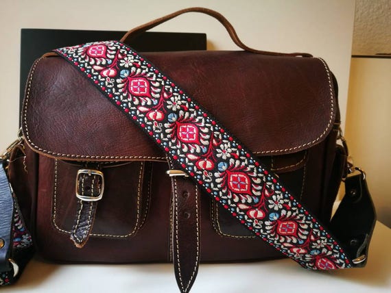 Bag Accessory Handles For Handbags Strap You Shoulder Raibow Rivets Handbags Cross Body Messenger Bag Strap
