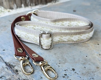 Crossbody Phone Strap,  Handmade Beige Phone Strap – Stylish & Unique! Doubles as a Small Bag Strap. Perfect for a Chic, Practical Look.