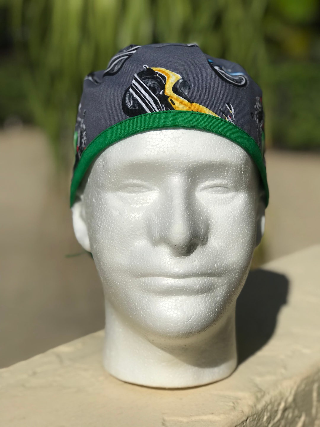 Motorcyclesdoctor Surgical Cap W/ Sweat Band,surgeon,nurse Scrub Cap