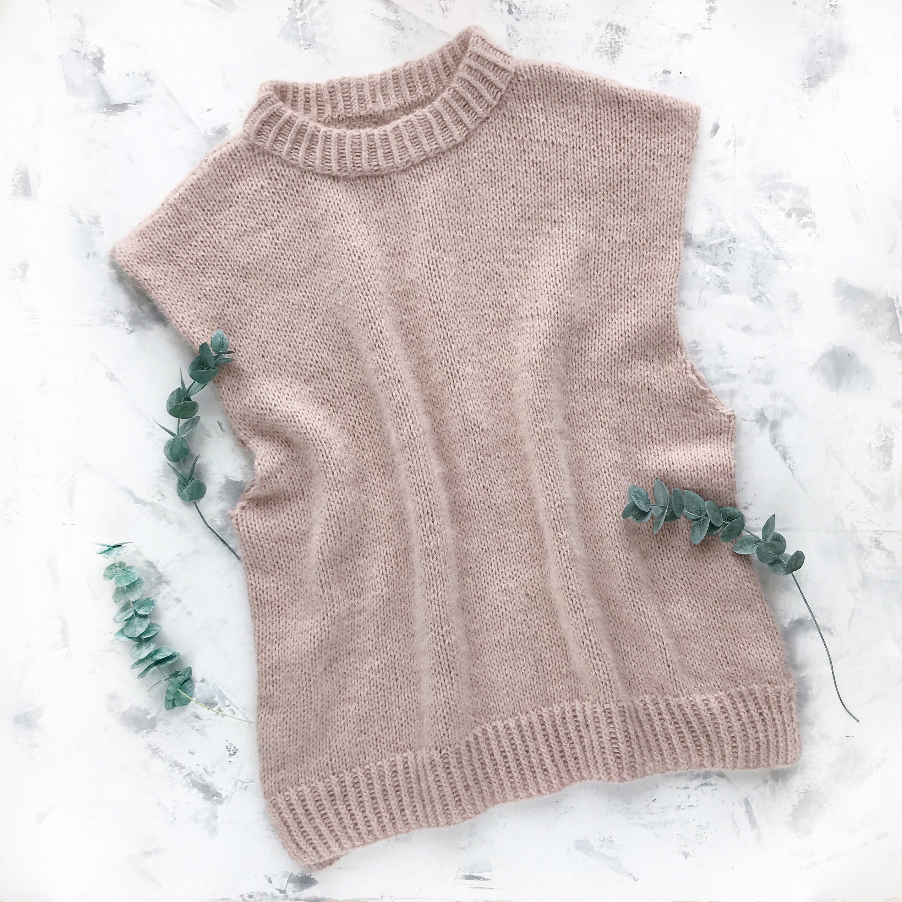 Pink sweater vest Pink waistcoat vest for women Angora Etsy