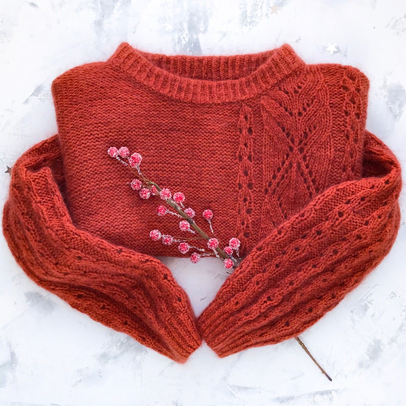 lacy sweater Oversized mohair wool hand knit sweater for women Long sleeve outwear Cottagecore sweater