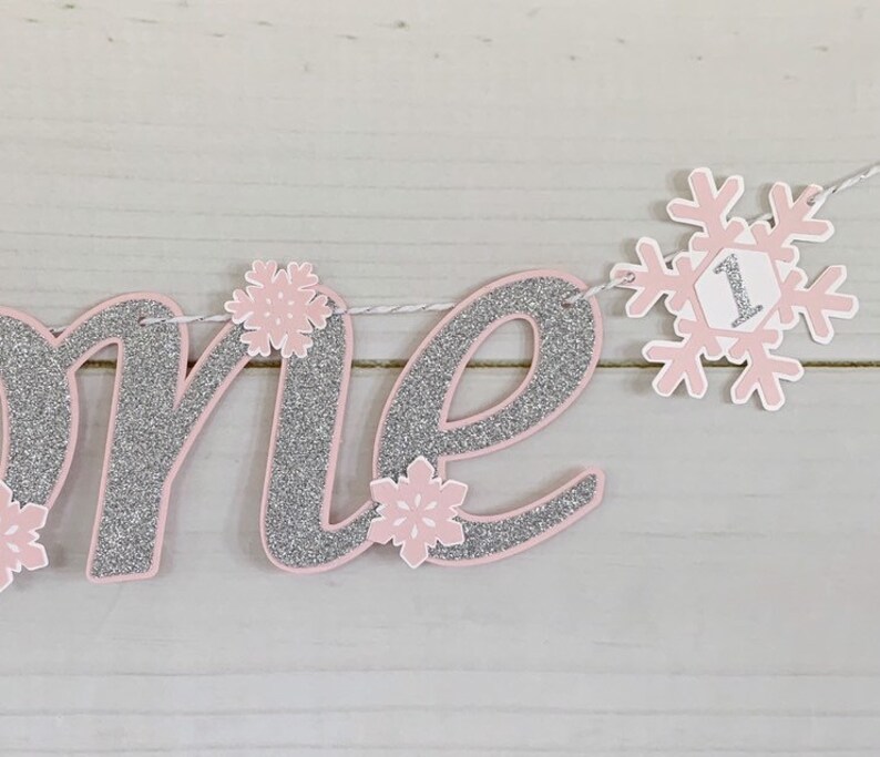 Winter Onederland 1st Birthday Winter Theme Girl First Birthday Winter Wonderland High chair Banner