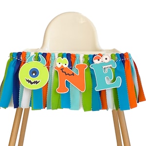 Monster High Chair One Banner,  Halloween  Monster Mash Boy First Birthday Decoration