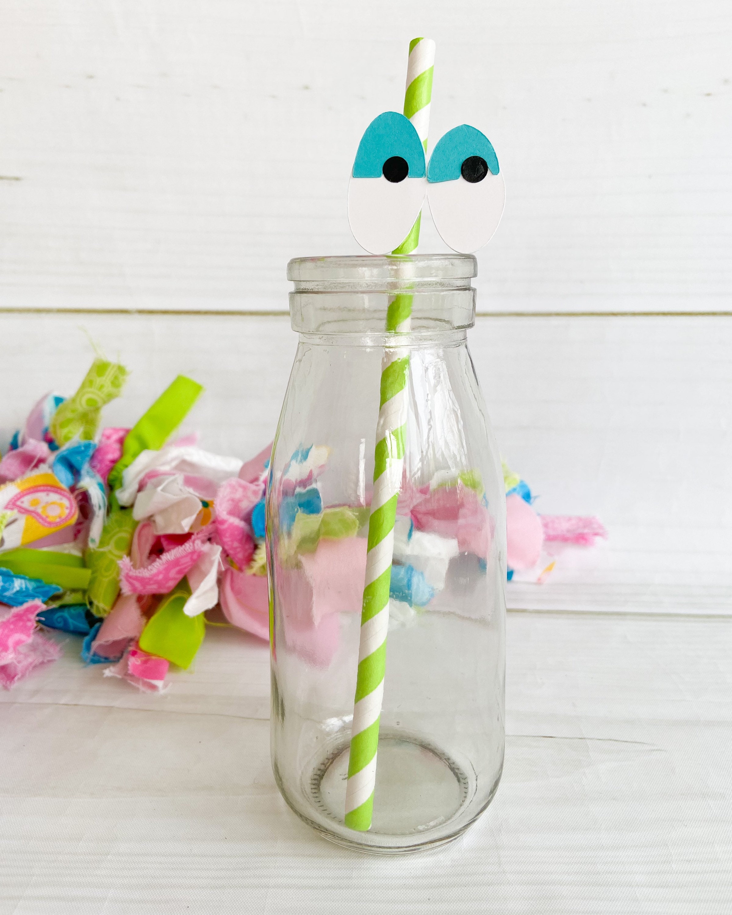 Monster Eyes Party Straws Set of 12 Googley Eye Party Etsy