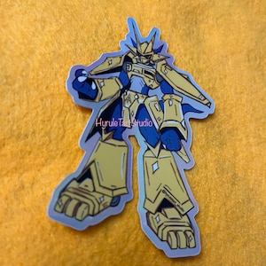 Digital Monster Magnamon Holographic Sticker