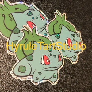 Stickers scintillants Bulbizarre Monster de poche