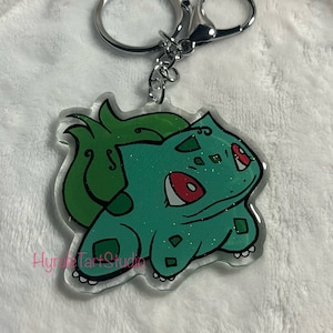 Pocket Monster Bulbasaur Keychain - Grass Type Starter
