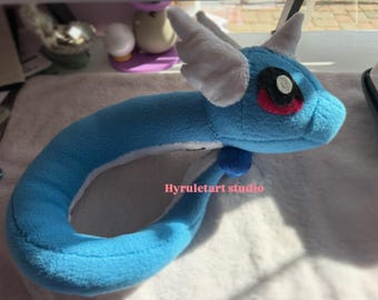 Handmade Pocket Monster Dragonair Plush - Sea Serpent