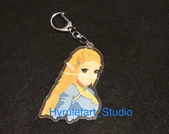 Zelda LOZ Keychain Charm DISCOUNTED, slightly yellowed
