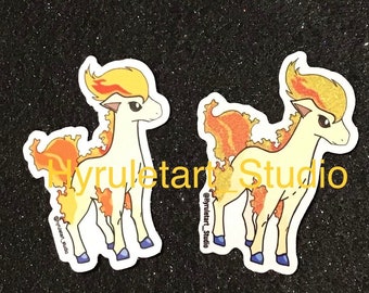 Ponyta Stickers, Matte &/or Glitter