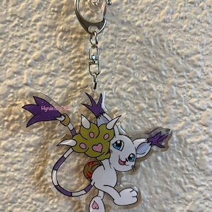 Digital Monster Gatomon Keychain