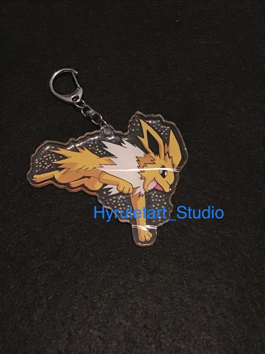 Grottemon Keychain Pocket Monster Jolteon Keychain Charm DISCOUNTED, SLIGHTLY YELLOW - Etsy