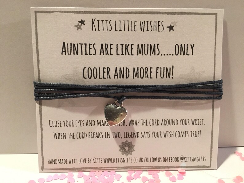 Nana gift family thinking of you wish bracelet birthday thank you