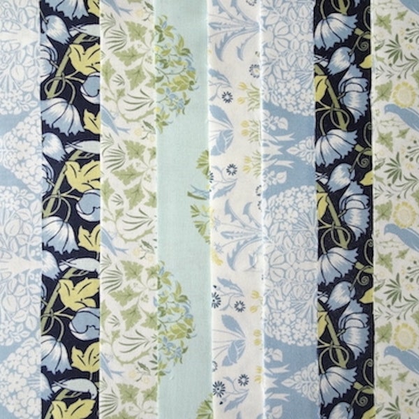 Birds In Nature 20 bandes de Jelly Roll en patchwork 100 % coton x 22 po. de long