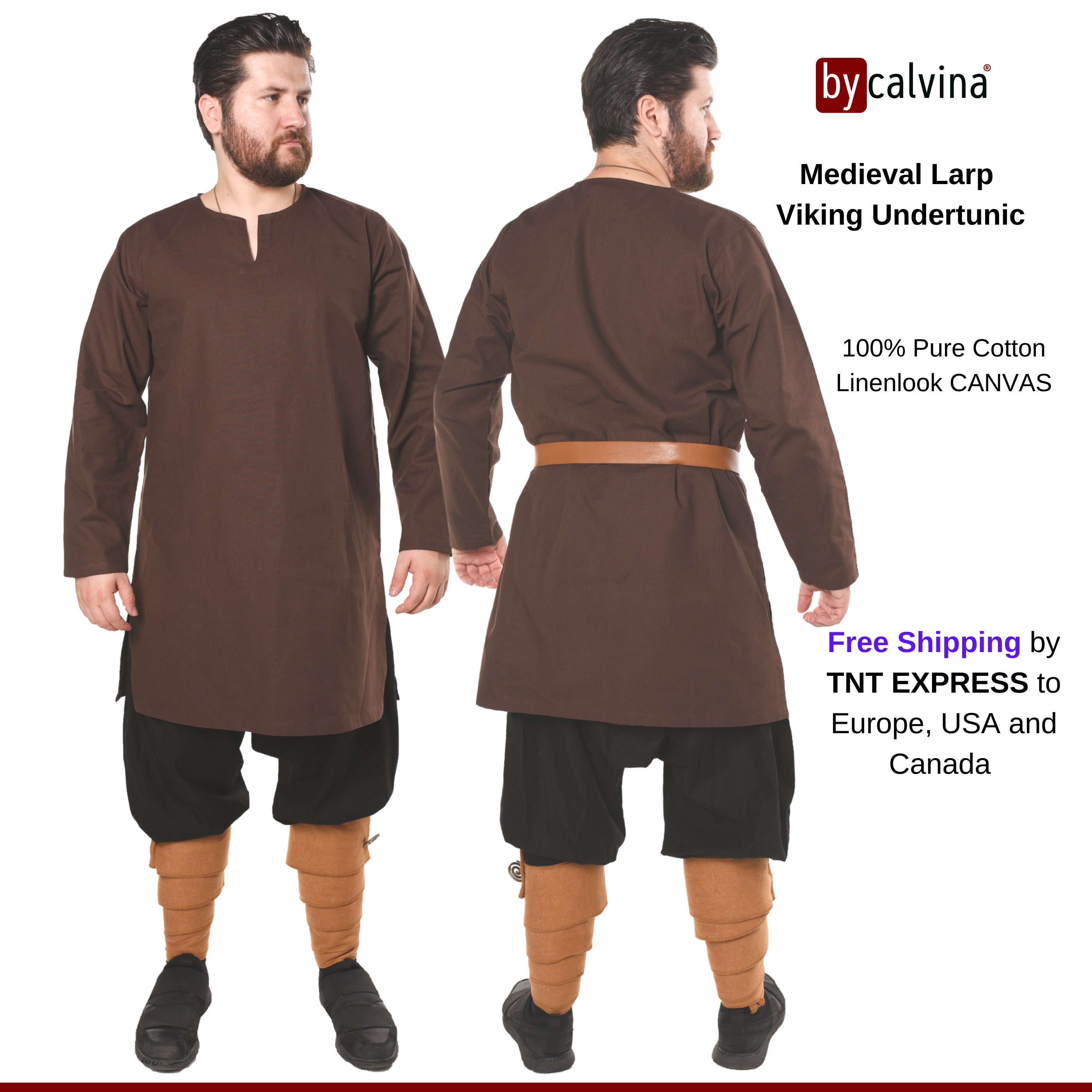 ODIN Medieval Larp Viking Renaissance 100% Pure Cotton | Etsy