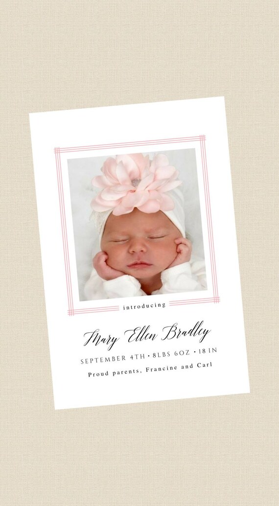 electronic birth announcement
