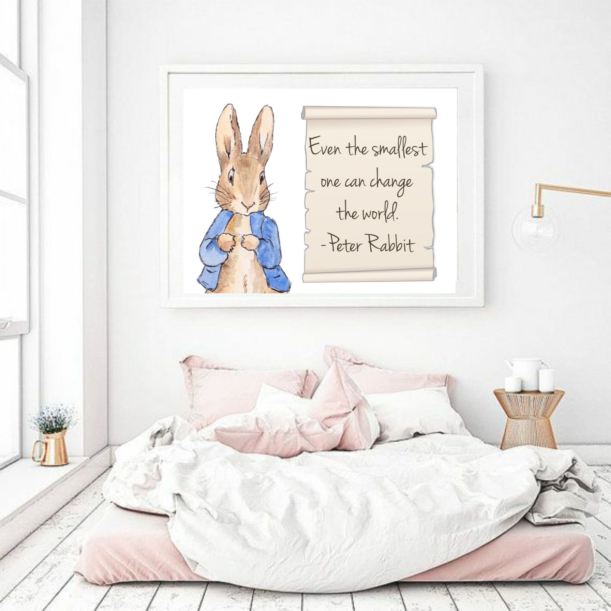 Centrotavola Pasqua per Cucina in Stampa Digitale Pink Rabbit