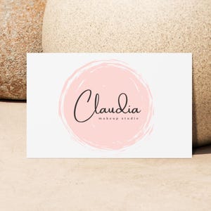 Modern Minimalist Premade Logo Design, Feminine branding, Readymade Custom Logo Design Branding, Instant Beauty or Hair Salon Logo