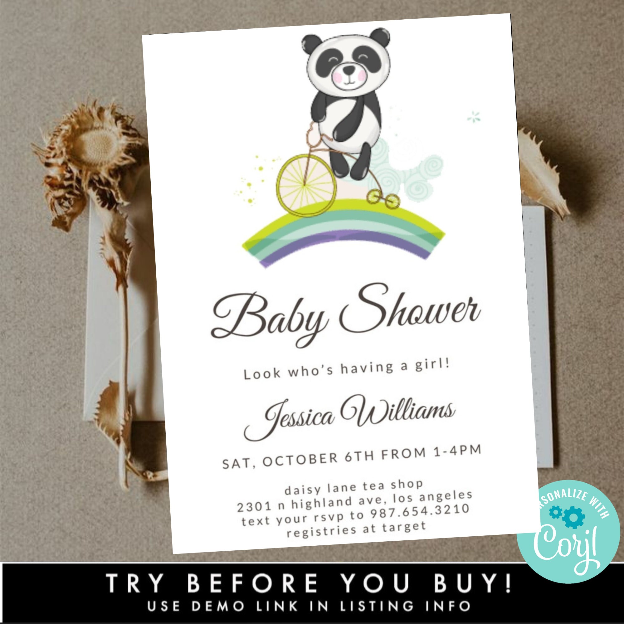ELECTRONIC Baby Boy Shower Party Invitation TEMPLATE Editable Etsy