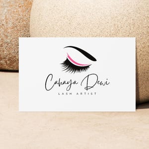 Modern Minimalist Premade Logo Design, Make-Up Artist branding, Beautician Readymade Custom Logo Design Branding, Instant Beauty Salon Logo