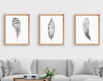 wall art for living room rustic watercolor feather print set of 3 living room wall art set prints grey art poster unframed room wall art etsy wall art for living room rustic watercolor feather print set of 3 living room wall art set prints grey art poster unframed room wall art etsy
