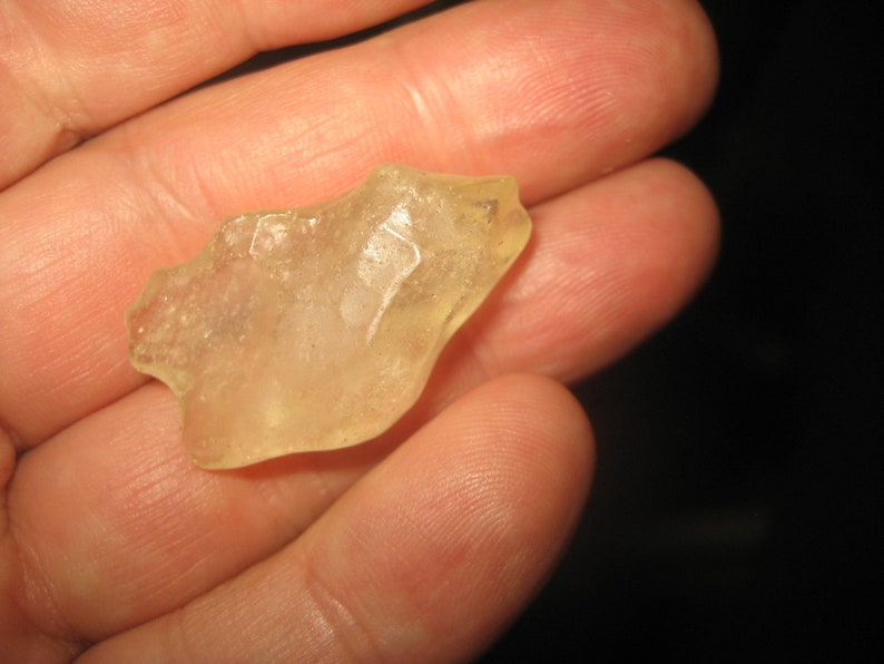 Libyan Desert Glass 7 7g Rare Healing Energy Tektite Etsy