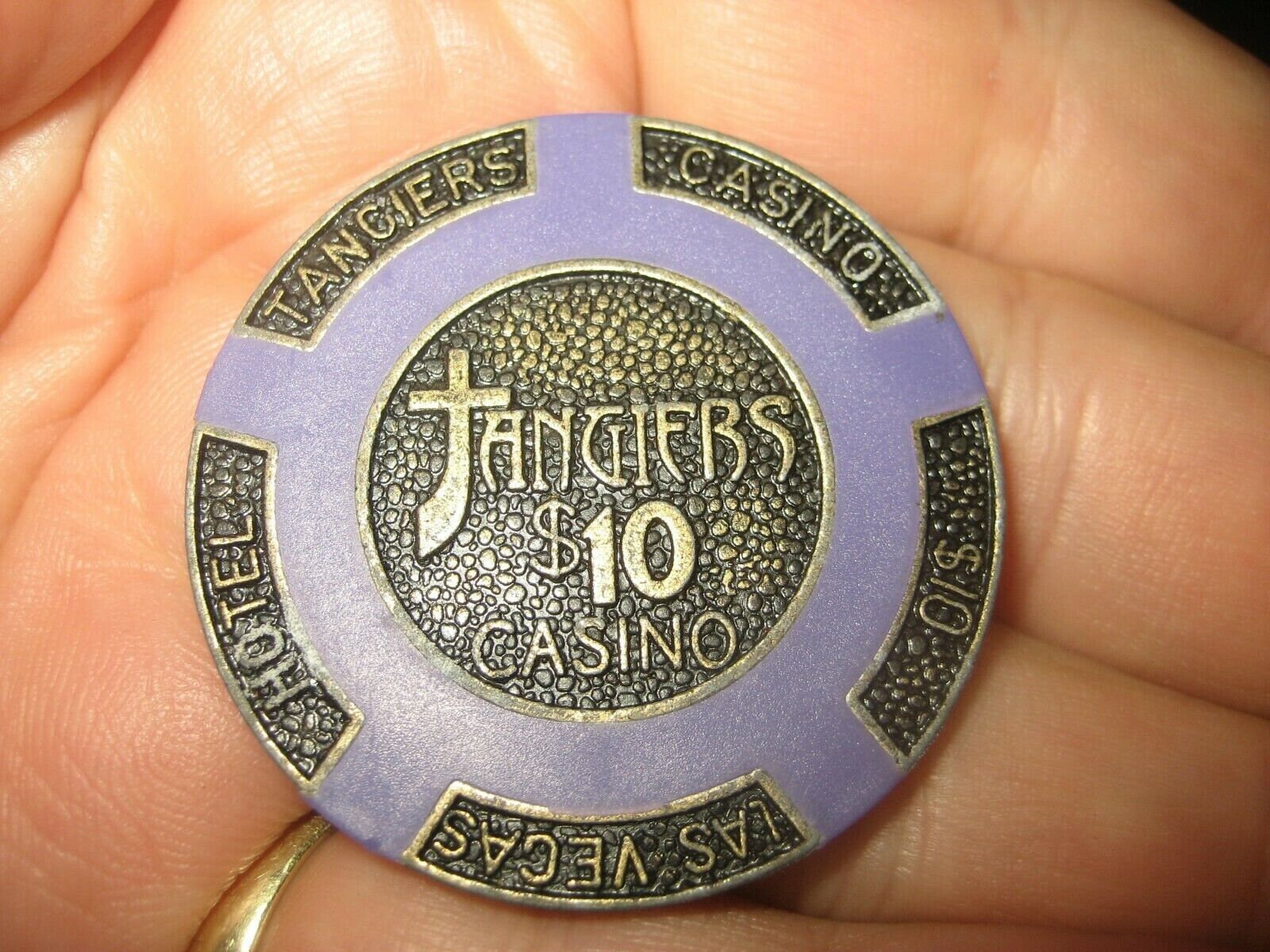 Image of 10 Dollar Casino Chip Tangiers Las Vegas Film Memorabilia