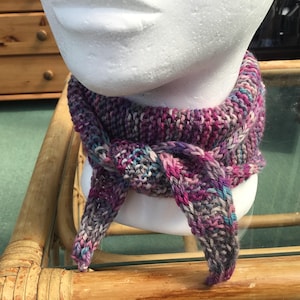 Handmade Knitted Mini Neck Scarf