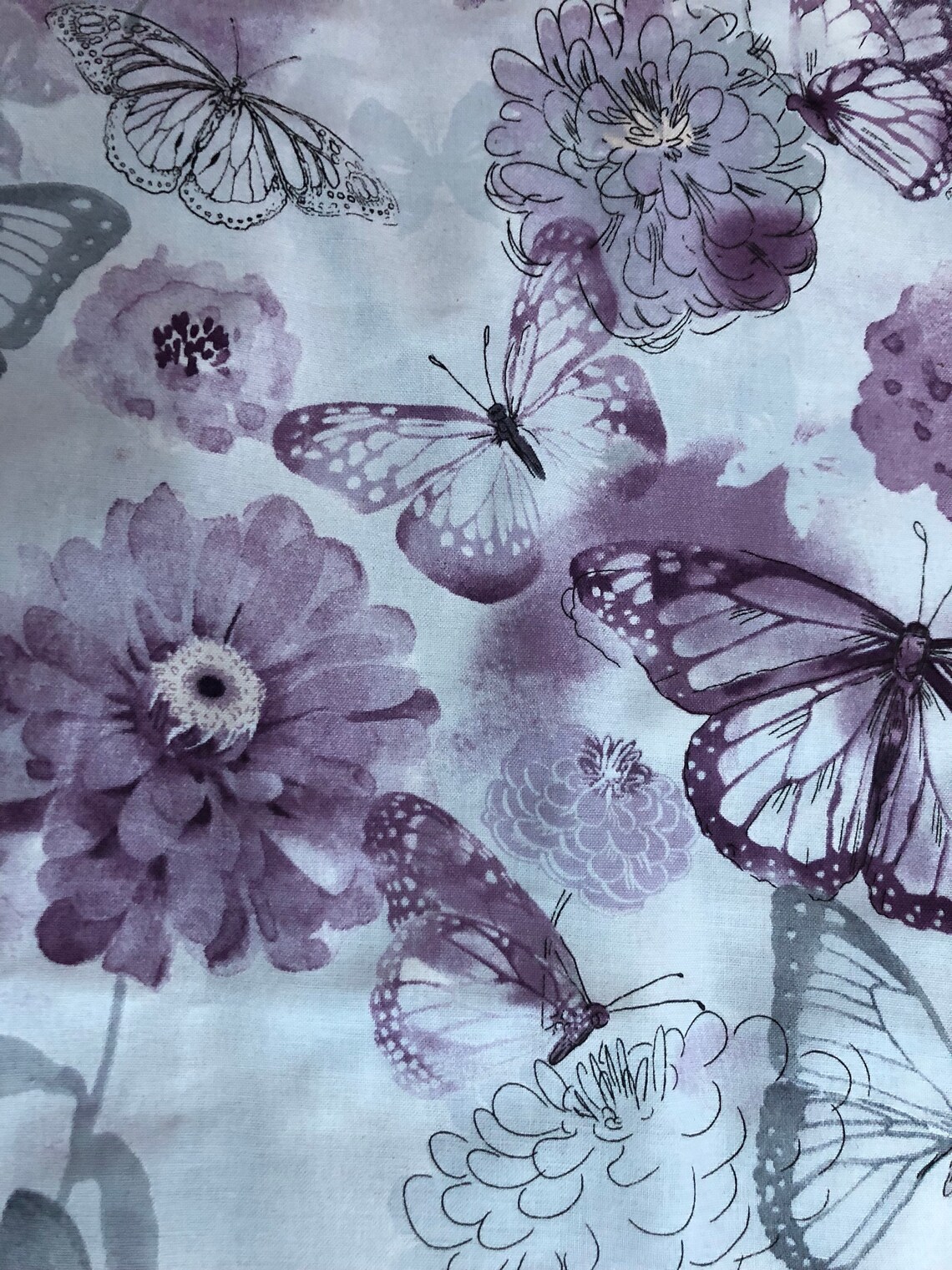 Purple Butterfly Baby Blanket Embroidered Baby Blanket Etsy