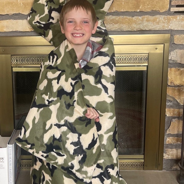 Camo Baby Blanket Etsy