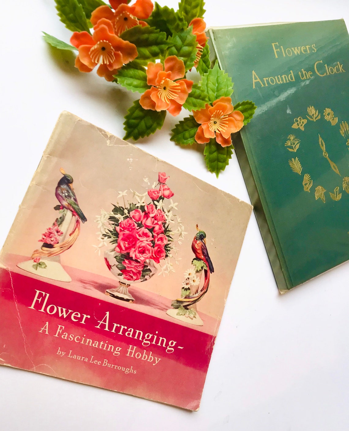 Vintage Flower Arranging Books antique ikebana 1940s 1960s Etsy