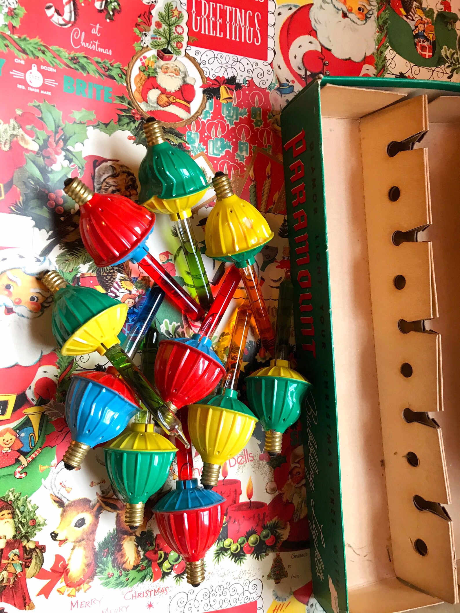 Vintage Paramount Bubble Lights 1950s working Christmas tree Etsy