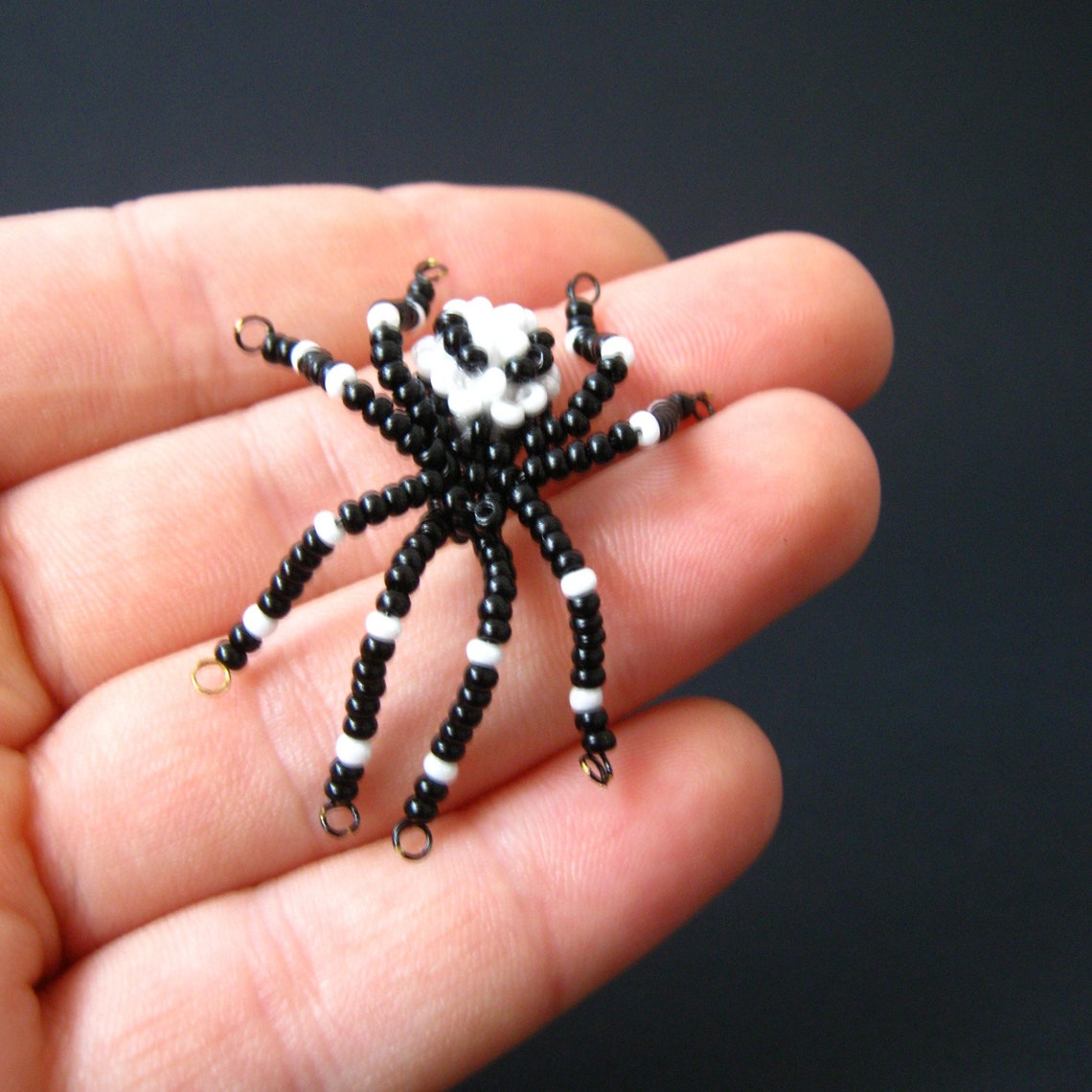 Realistic Spider Bead Weaving Tutorial How to Make Small Etsy