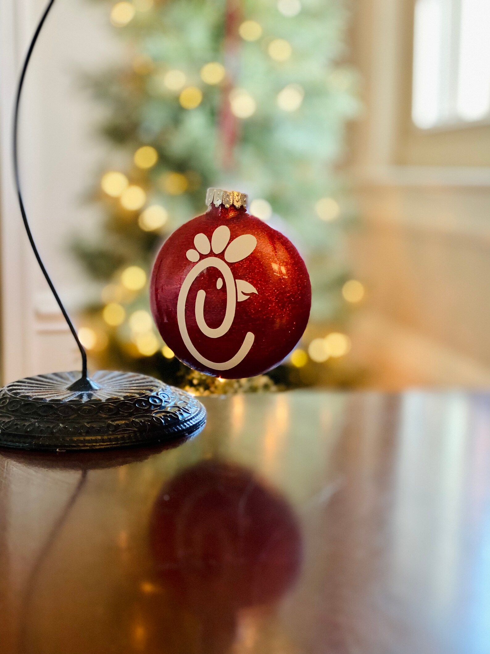 Chickfila Christmas Ornament Etsy