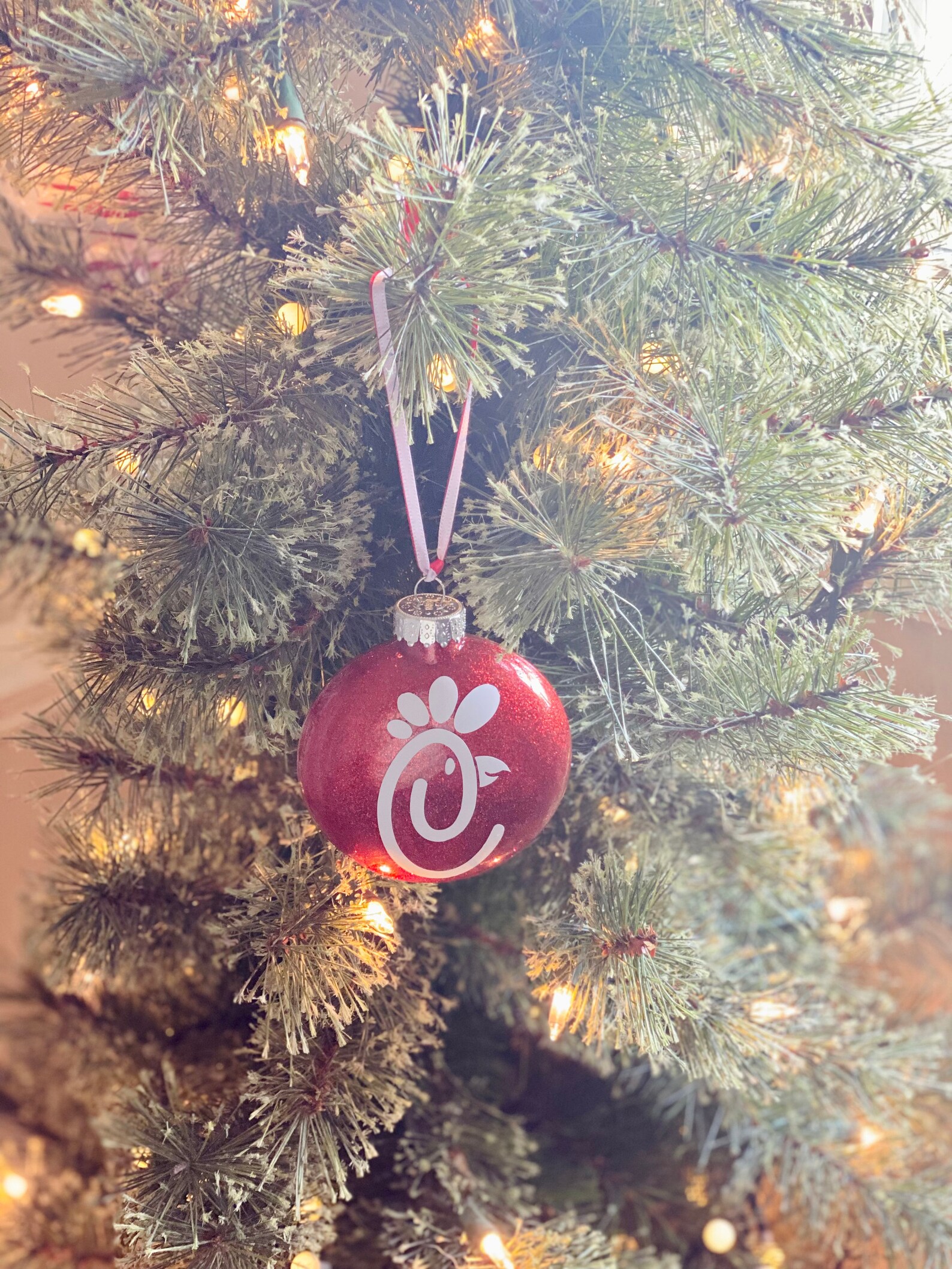 Chickfila Christmas Ornament Etsy