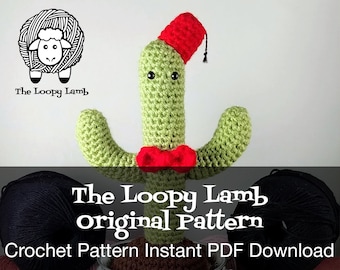 CROCHET CACTUS PATTERN: Doctor Who Cactus, Cactus Pattern, Crochet Pattern, Crochet Cactus, Crochet Pattern Doctor Who, Saguaro Cactus