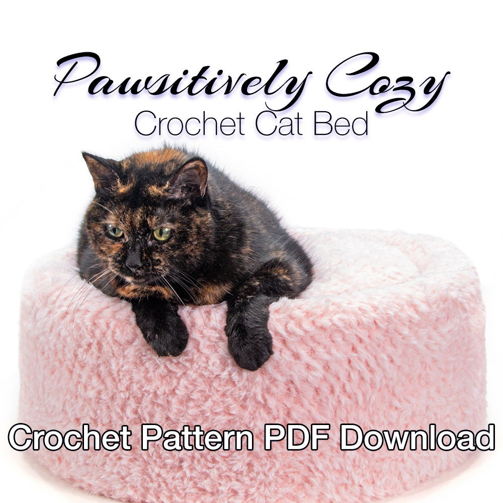 Crochet cat top beds for beginners
