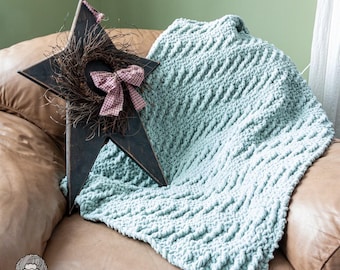 Popping Posts Crochet Throw Blanket Pattern: PDF Instant Download - Super Chunky Crochet Blanket, Easy Crochet Pattern,Quick Crochet Blanket
