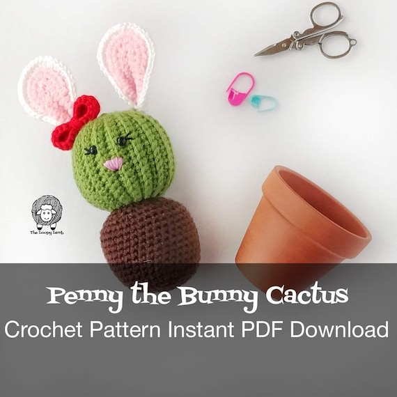 Penny Bunny Kaktus Hkelanleitung - Sofort PDF Download - Etsy.de