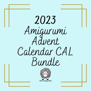 2023 Amigurumi Advent Calendar Crochet Along Bundle