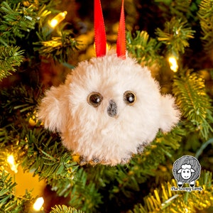 Baby Owl Crochet Tree Ornament Pattern Crochet Pattern PDF Instant Download image 2