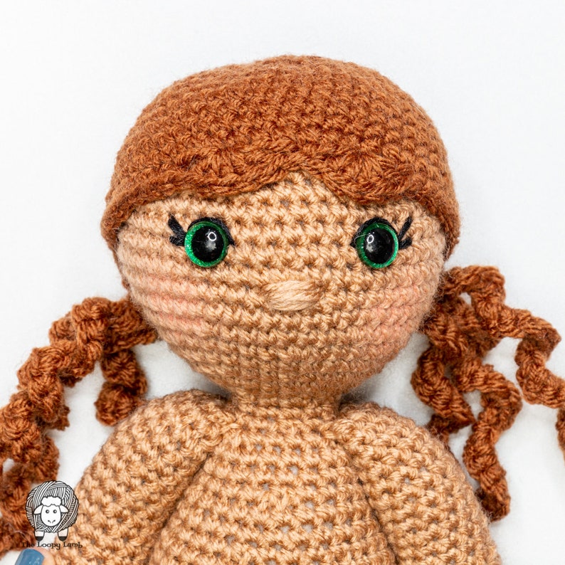 Advent Amy Amigurumi Doll Pattern with Removeable Clothes, Crochet Doll Pattern, Easy Crochet Doll image 2