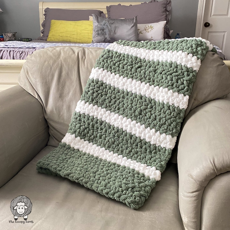 Easy Plush Blanket Crochet PATTERN, Eleventh Hour Crochet Blanket, PDF Instant Download:Last-Minute Crochet Gift, Beginner Crochet Pattern image 2