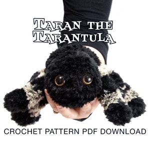 Tarántula Taran - Patrón de crochet PDF Descarga instantánea