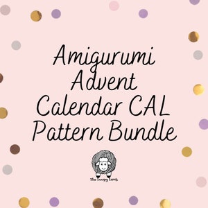 2022 Amigurumi Advent Calendar CAL Pattern BUNDLE - Crochet doll pattern, Amigurumi Doll with Clothes, Crochet Doll with removable clothes