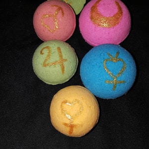 Sailor Moon Badebombe - Sailor Scouts - Sailor Jupiter - Sailor Mars - Sailor Merkur - Kid Badebombe