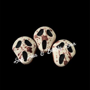 Scary Mask Bath Bomb - Halloween Bath Bomb - Horror Bath Bomb - Killer - Spooky - Bloody - Red - Bath Bomb - Gift - Holiday - Relaxation