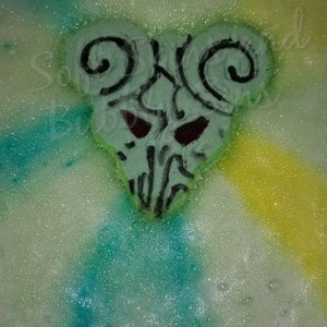 Demon Bath Bomb - Satanic Bath Bomb - Pick Of Destiny - Party Favor - Horror Bath Bomb - Scary Bath Bomb - Large Bath Bomb